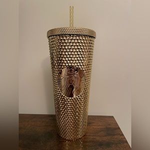 Brand new Gold studded 24oz Tumbler
